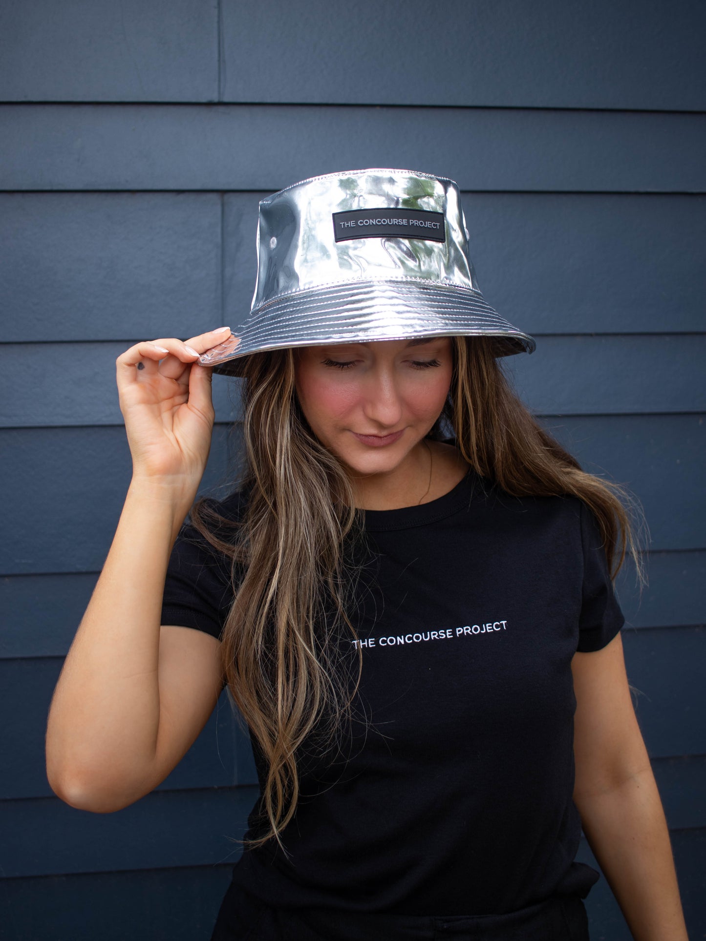 TCP Silver Metallic Bucket Hat