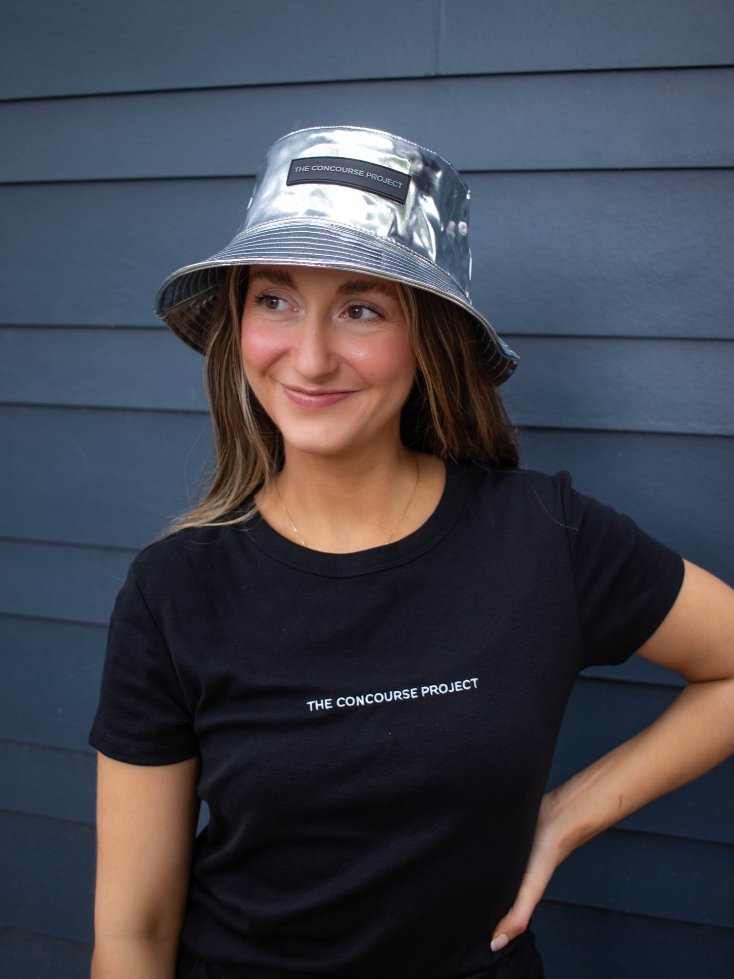 TCP Silver Metallic Bucket Hat