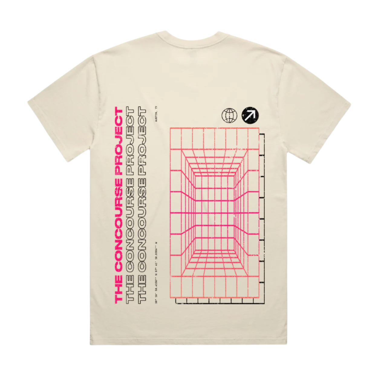 Neon Matrix Tee (Pink)