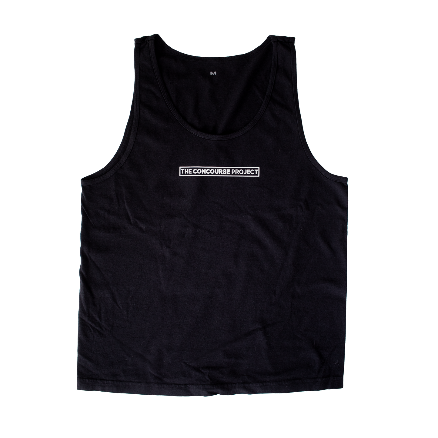 TCP Metallic Silver Logo Mens Tank