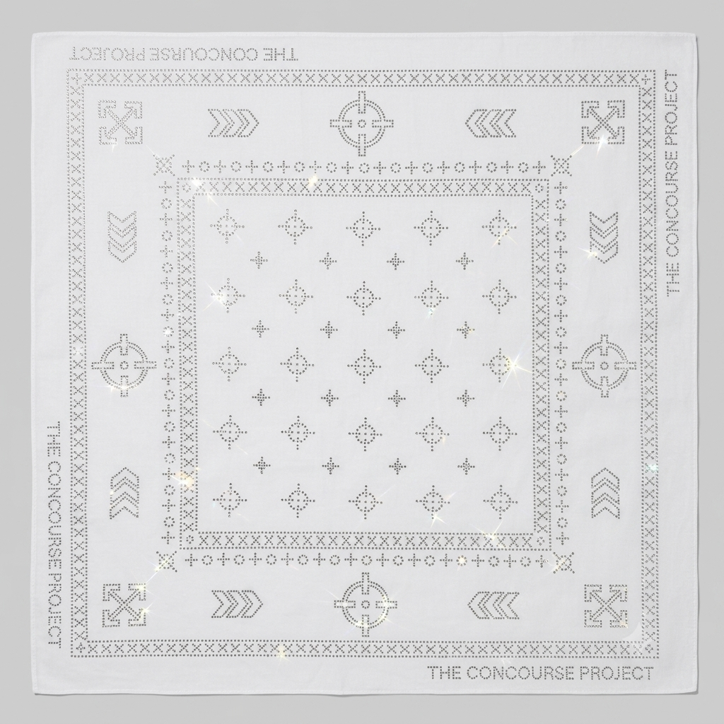 TCP Rhinestone Bandana (White)