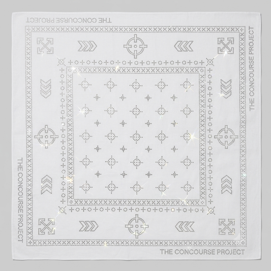 TCP Rhinestone Bandana (White)