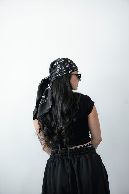 TCP Silk Scarf (Black)