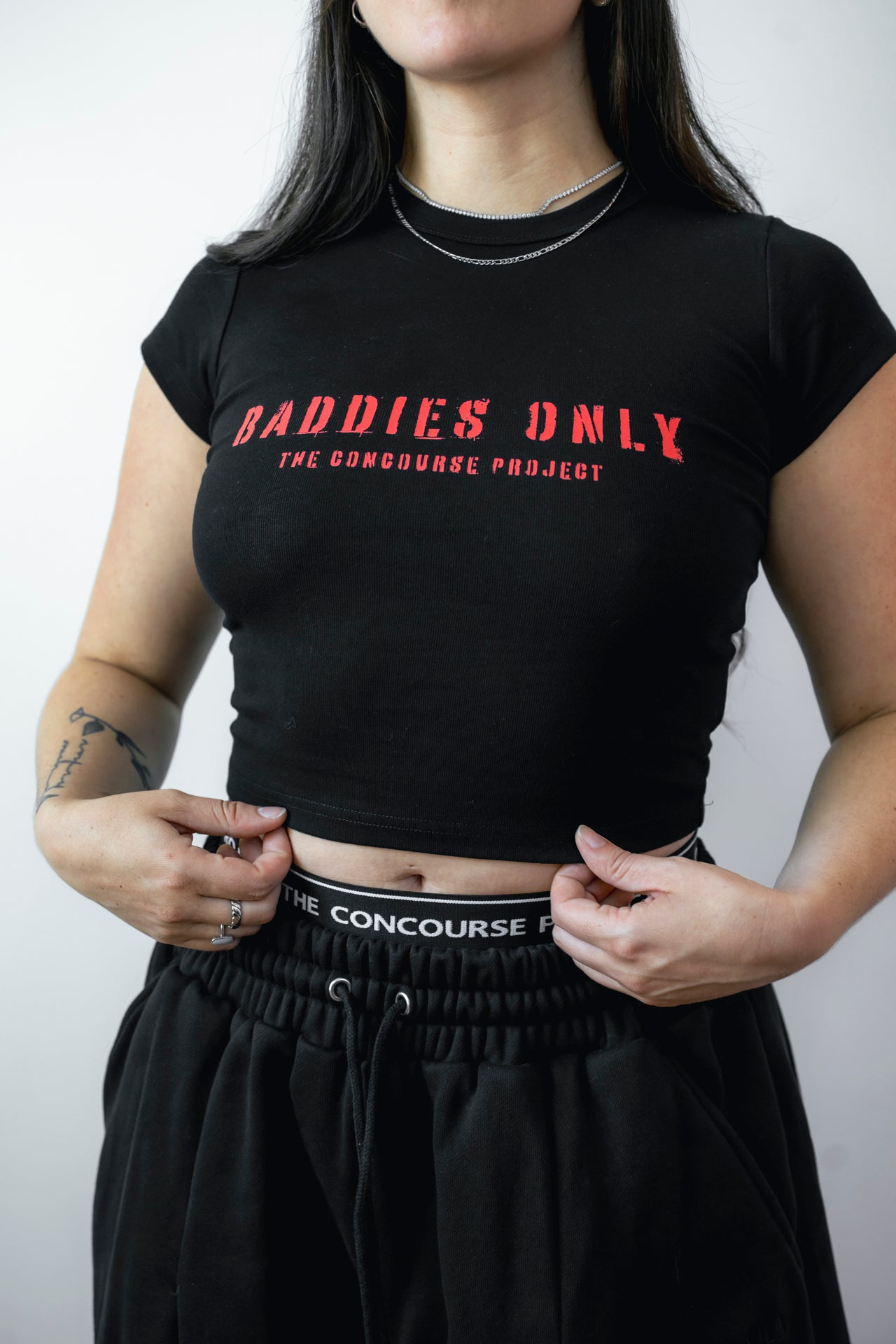 TCP "Baddies Only" Crop Tee