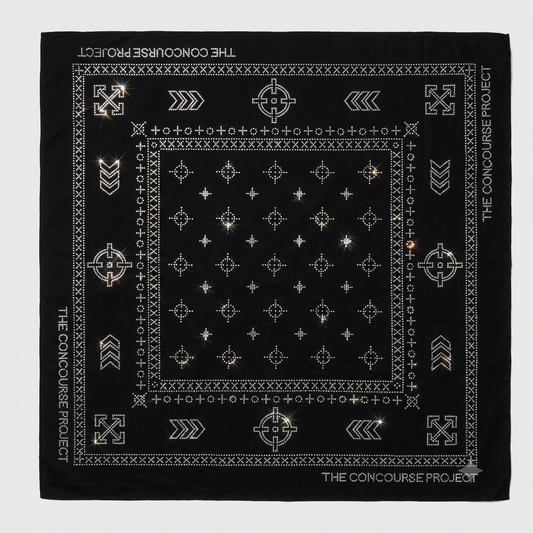 TCP Rhinestone Bandana (Black)