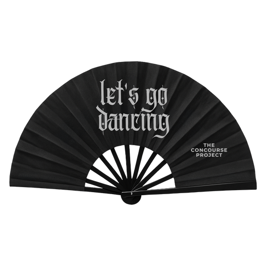 Let's Go Dancing Reflective Hand Fan (Bamboo) *COMING SOON*