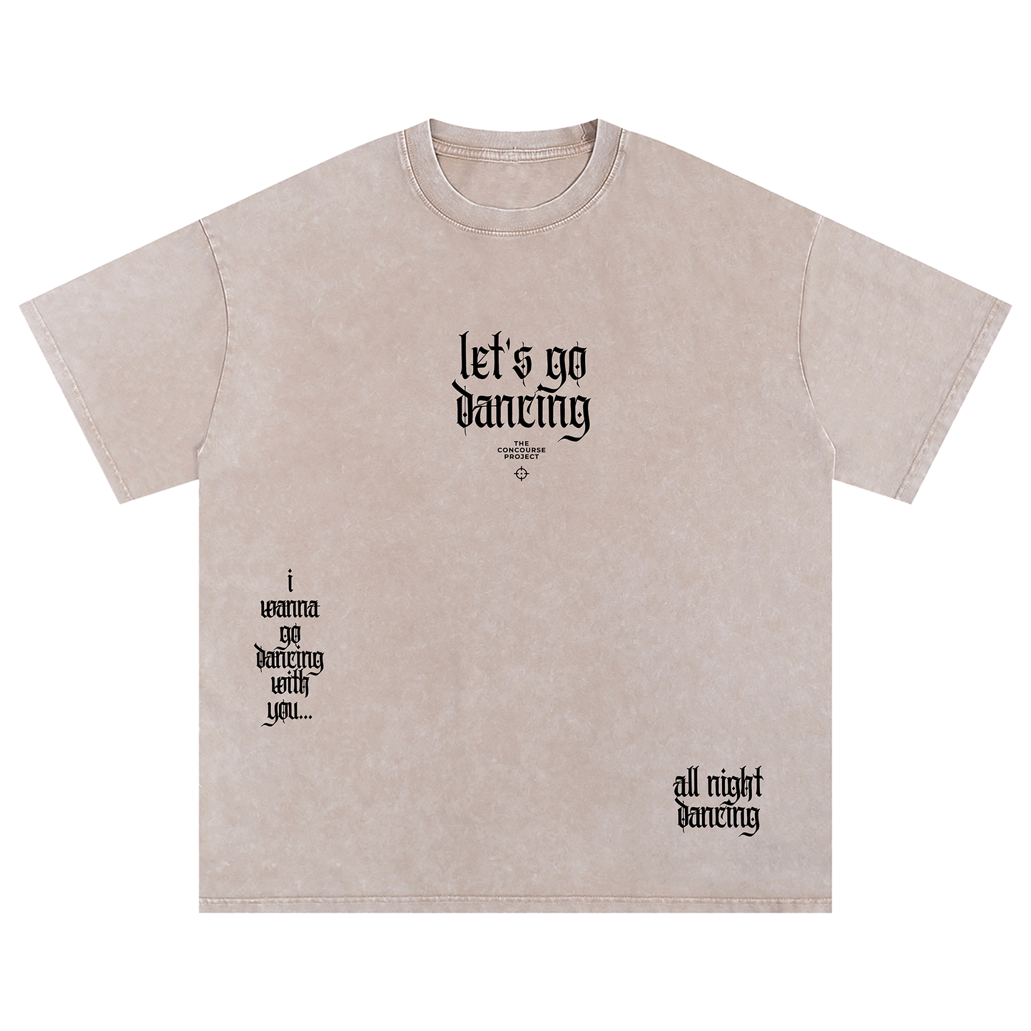 Let's Go Dancing Tee (Apricot)
