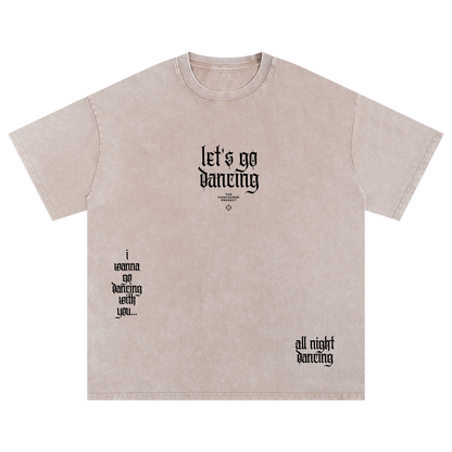 Let's Go Dancing Tee (Apricot)
