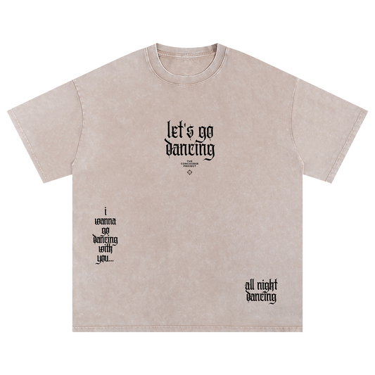 Let's Go Dancing Tee (Apricot)