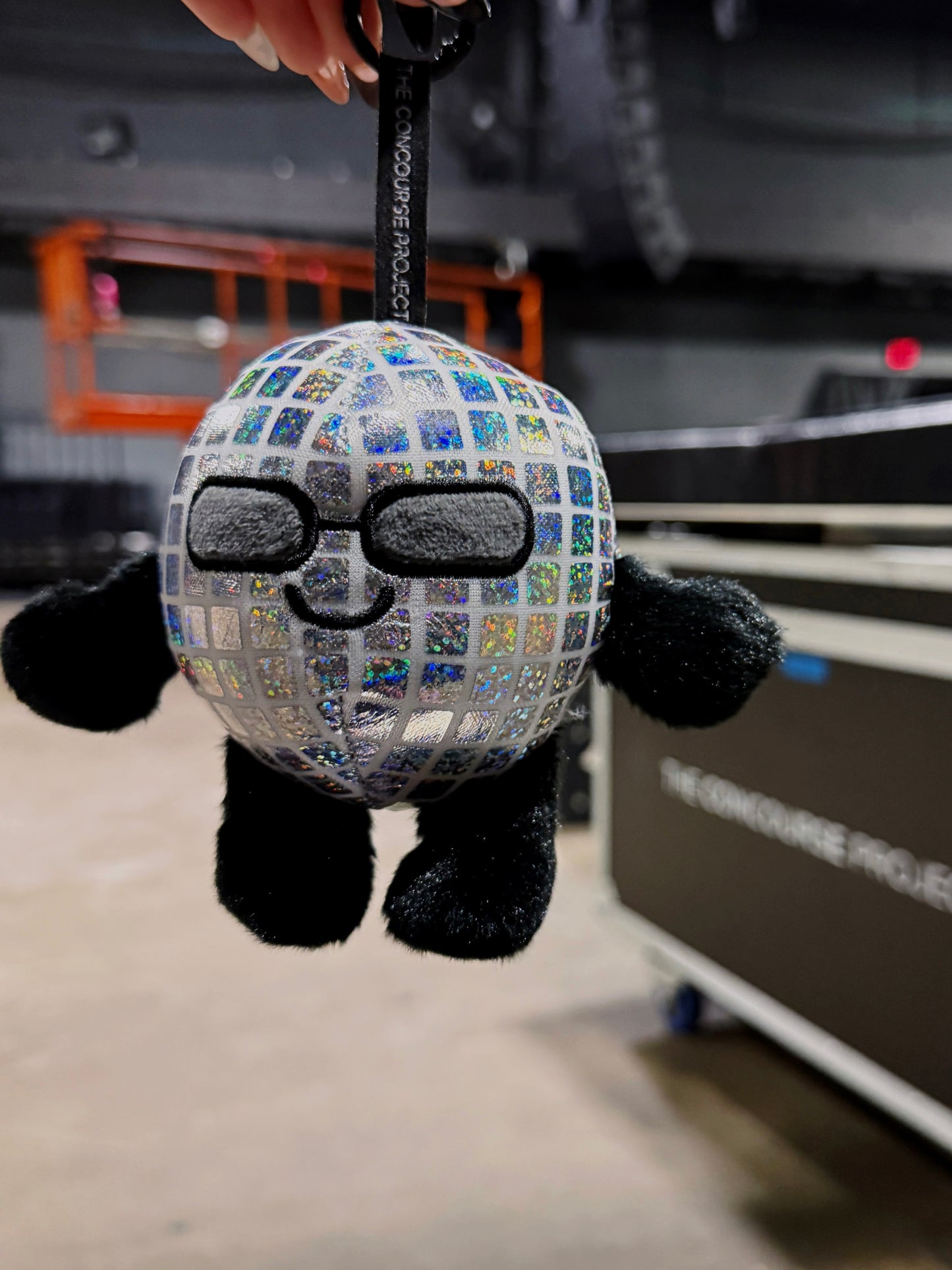 "Sparkles" Disco Bae Plush Keychain