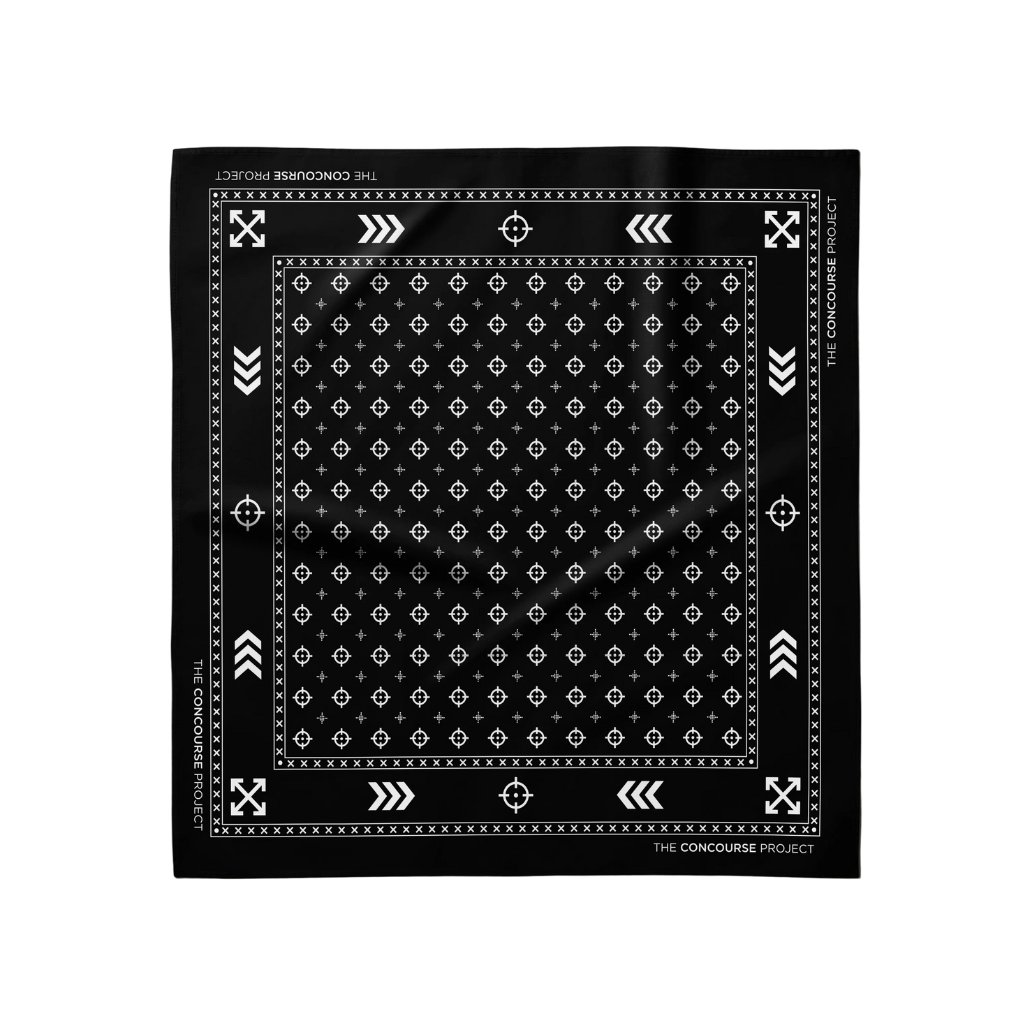 TCP Silk Scarf (Black)