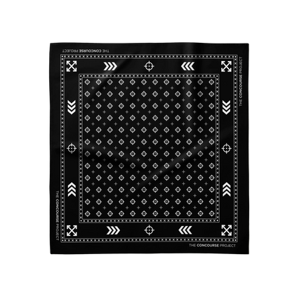 TCP Silk Scarf (Black)