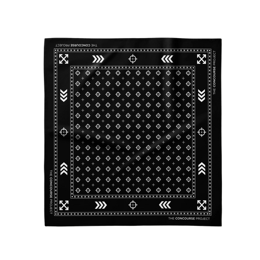 TCP Silk Scarf (Black)