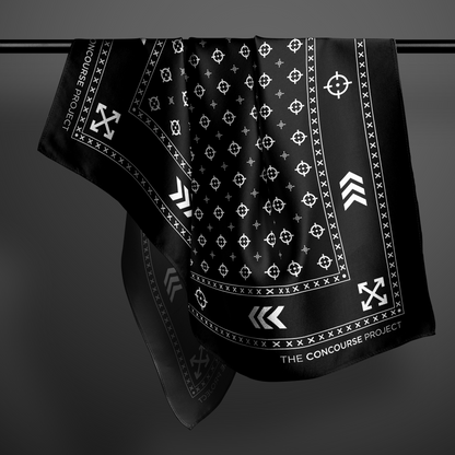 TCP Silk Scarf (Black)
