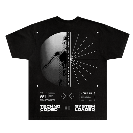 Techno Coded Tee (Black/White)