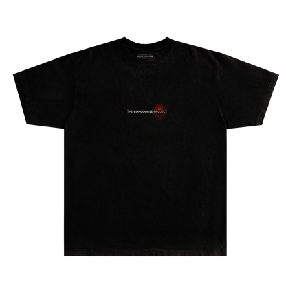 Techno Coded Tee (Black/Orange)
