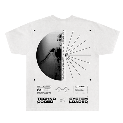 Techno Coded Tee (White)
