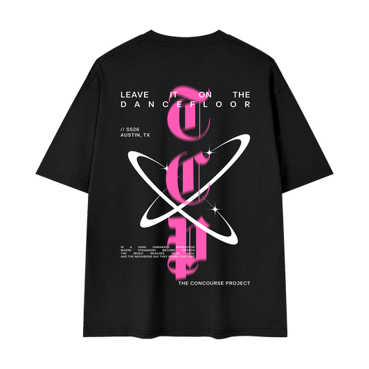 Leave It On The Dancefloor Tee (Pink)